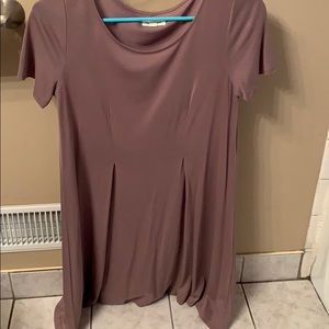 Mauve Satin Lightweight Dress